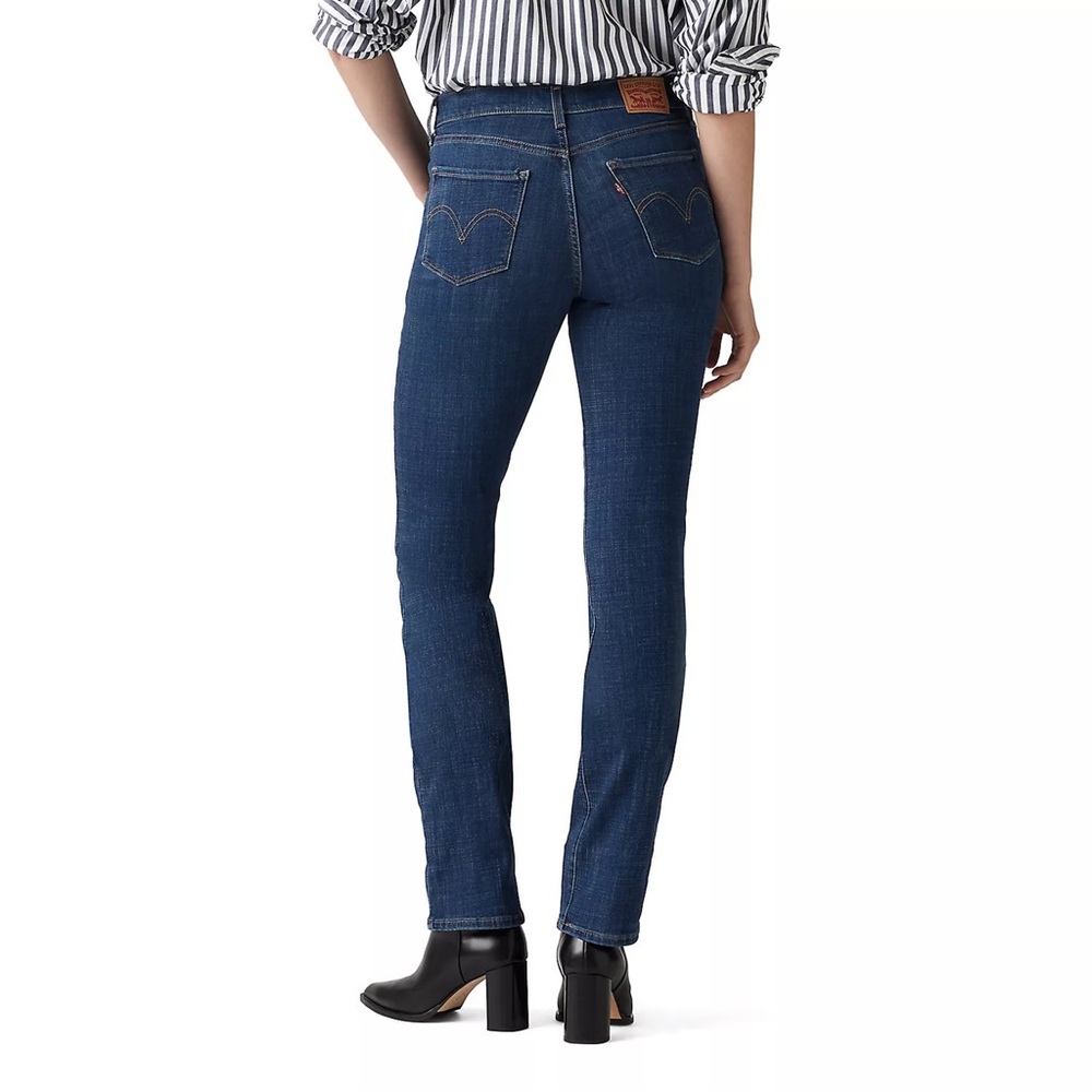 Levi’s 505 Straight Women's Blue Jeans - Picture 2 of 6